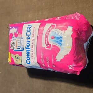 new 16 OUT PETCARE comfort-DRI disposable diapers for dogs xs/s open package